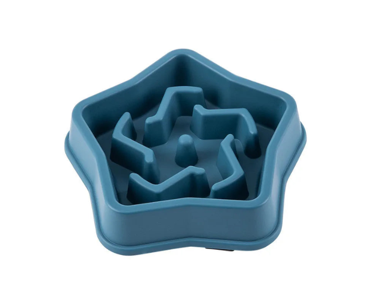 Anti-Schling-Napf Sternform für Hunde & Katzen – Rutschfester Slow Feeder