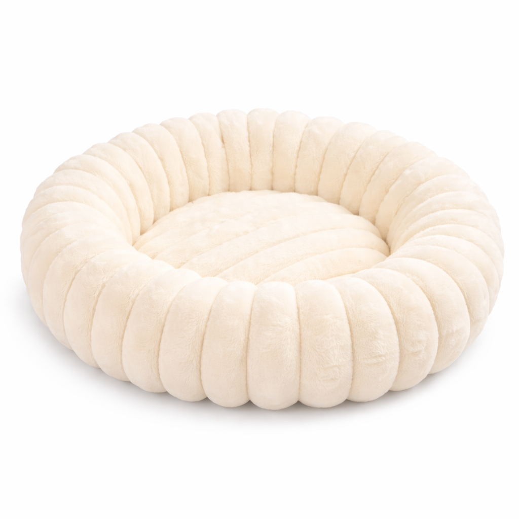 flooom™ DreamNest – Beruhigendes Donutbett für Hunde & Katzen