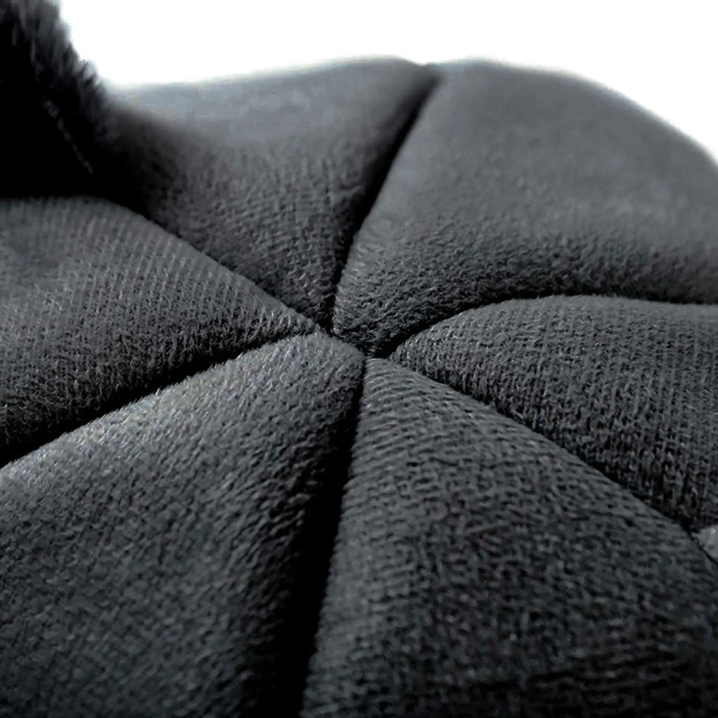 Katzenhaus „DAISY“ – Plüschhöhle mit Ohren, Schwarz