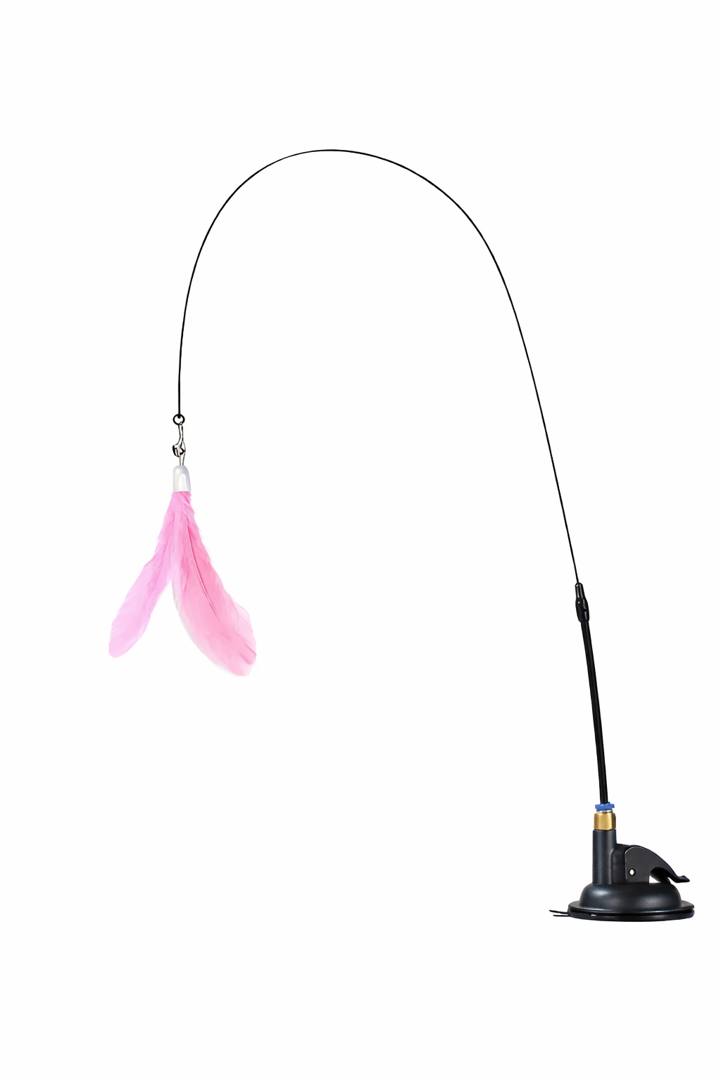 flooom™ FeatherHunt – Interaktive Katzenangel mit Saugnapf
