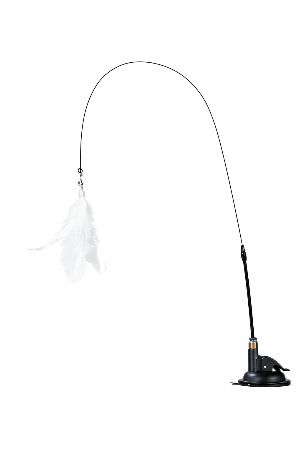 flooom™ FeatherHunt – Interaktive Katzenangel mit Saugnapf
