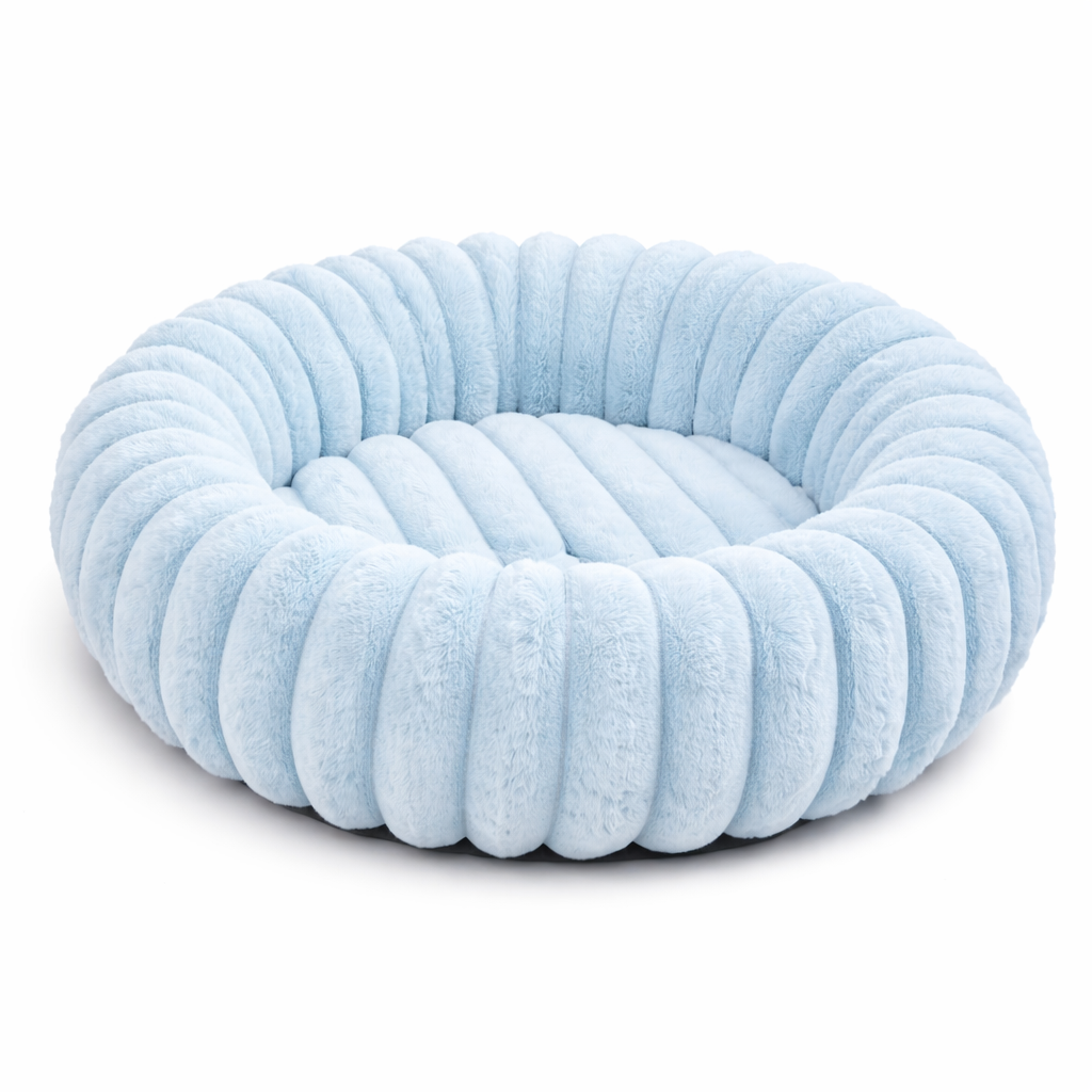 flooom™ DreamNest – Beruhigendes Donutbett für Hunde & Katzen