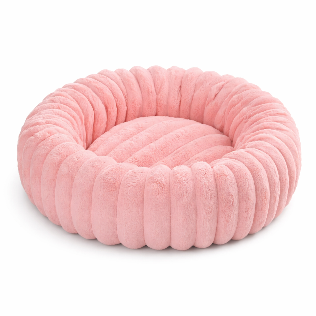 flooom™ DreamNest – Beruhigendes Donutbett für Hunde & Katzen