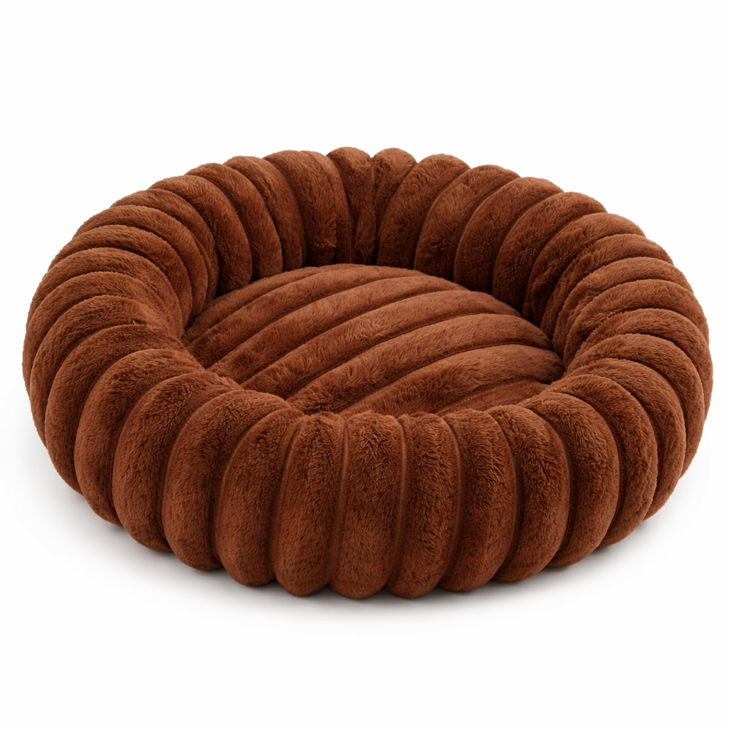 flooom™ DreamNest – Beruhigendes Donutbett für Hunde & Katzen