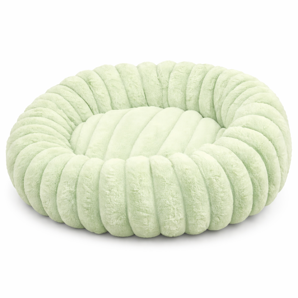 flooom™ DreamNest – Beruhigendes Donutbett für Hunde & Katzen