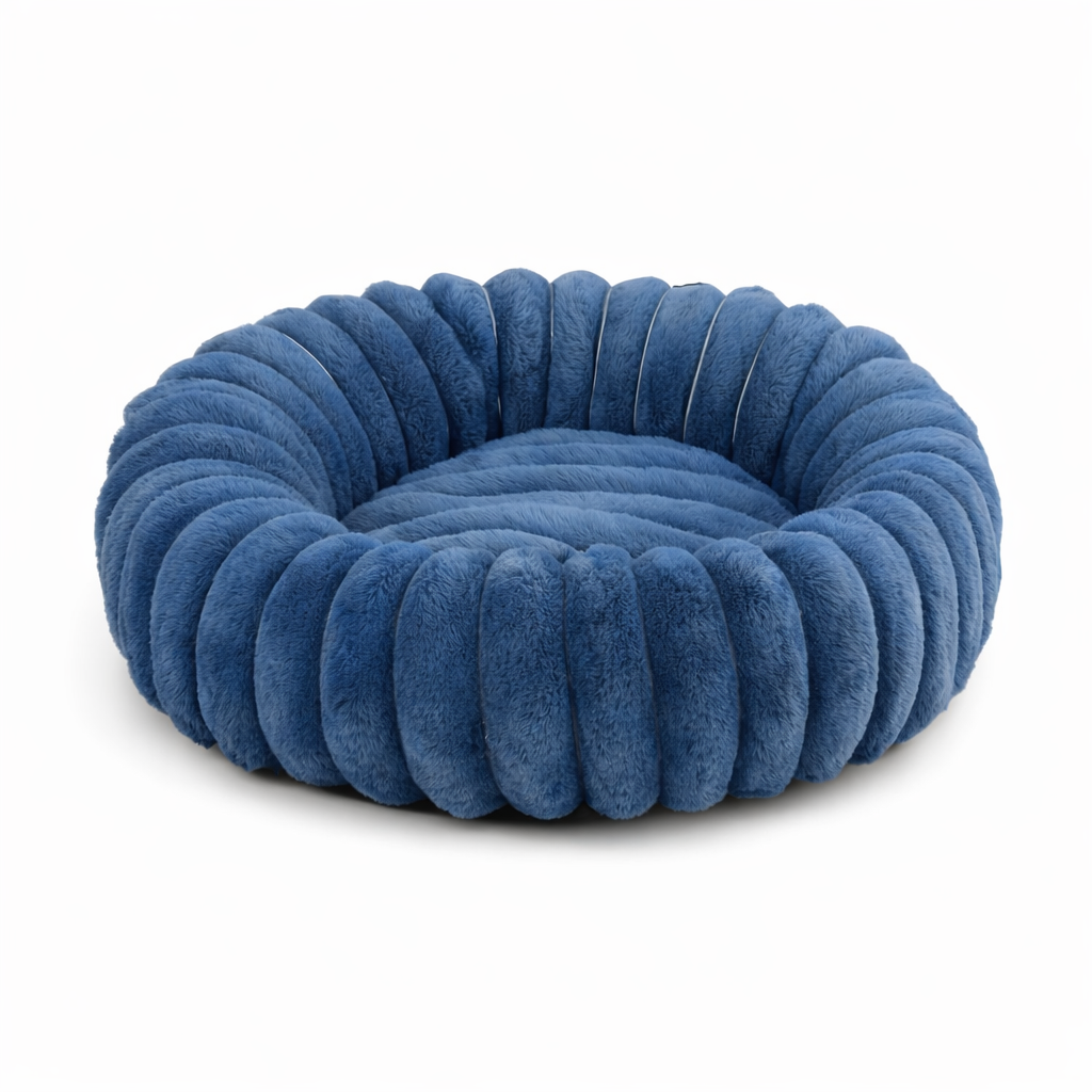 flooom™ DreamNest – Beruhigendes Donutbett für Hunde & Katzen