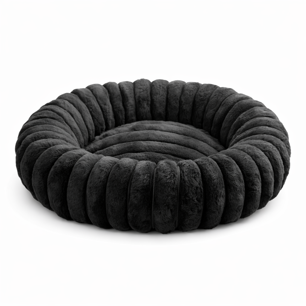 flooom™ DreamNest – Beruhigendes Donutbett für Hunde & Katzen