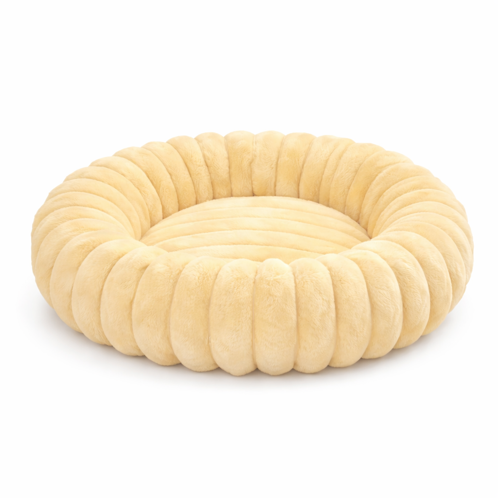 flooom™ DreamNest – Beruhigendes Donutbett für Hunde & Katzen