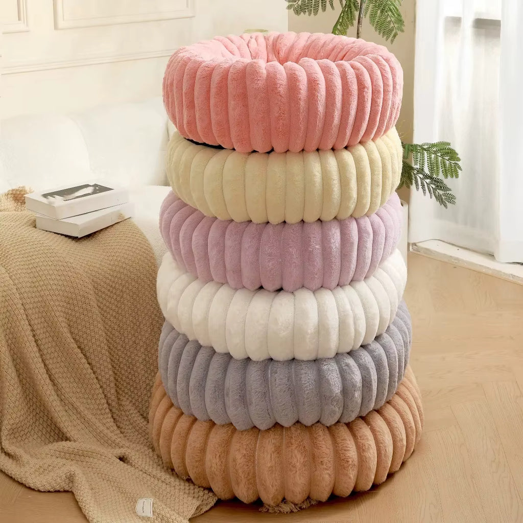 flooom™ DreamNest – Beruhigendes Donutbett für Hunde & Katzen